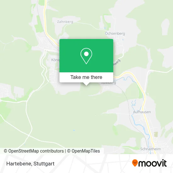 Hartebene map