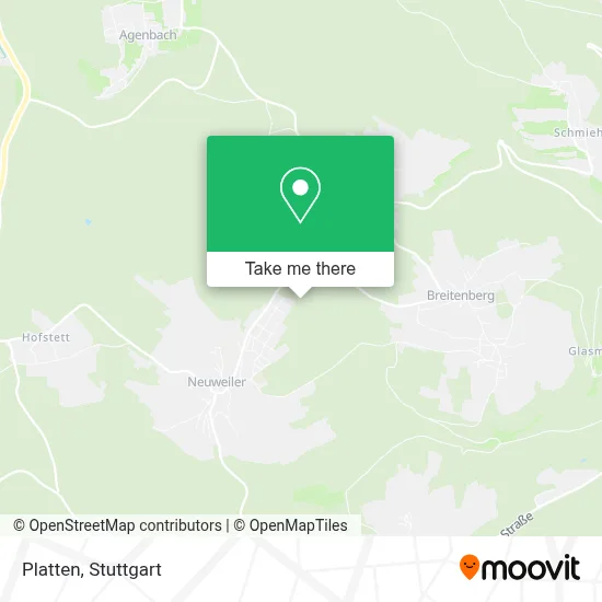 Platten map