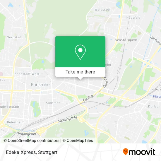 Edeka Xpress map