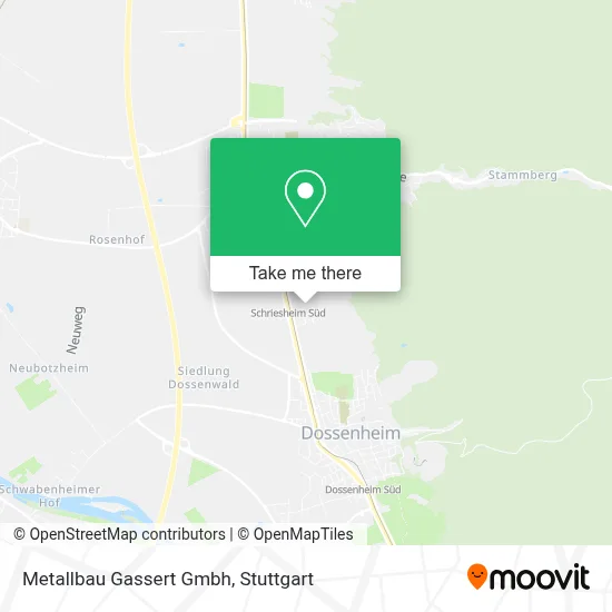 Metallbau Gassert Gmbh map
