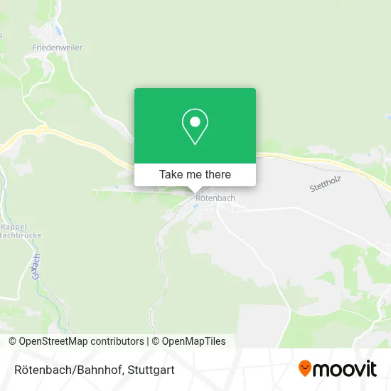 Rötenbach/Bahnhof map