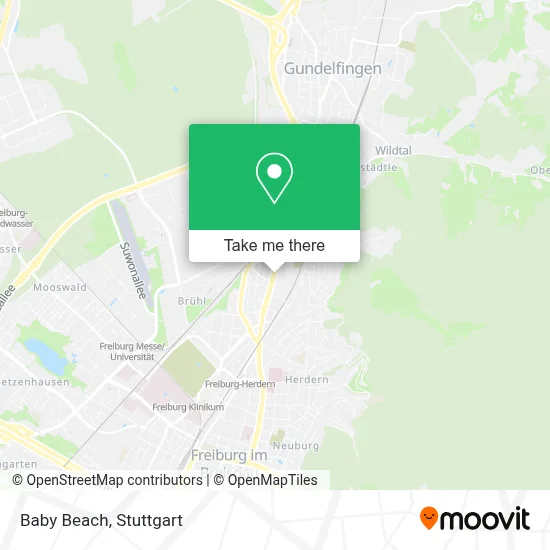 Baby Beach map