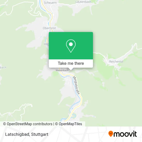 Latschigbad map