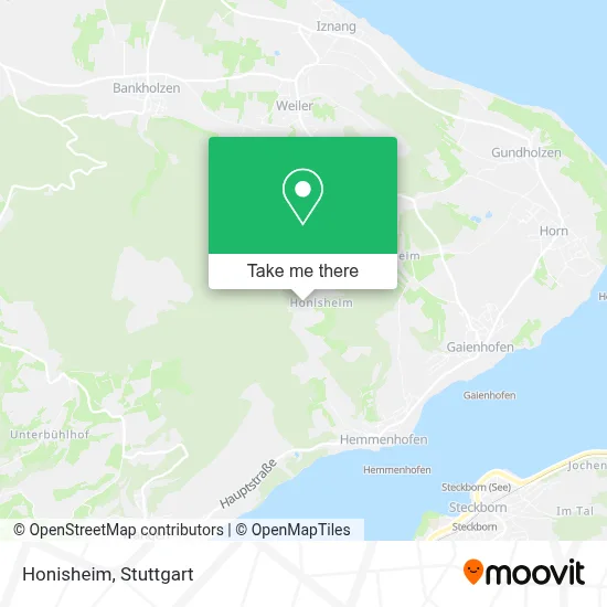 Honisheim map