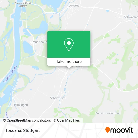 Toscana map
