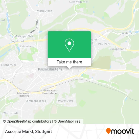 Assortie Markt map