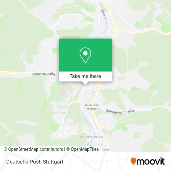 Deutsche Post map