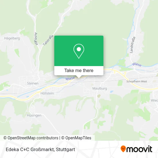 Edeka C+C Großmarkt map