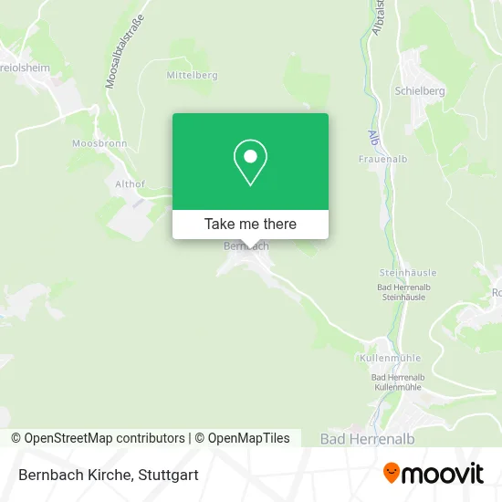Bernbach Kirche map