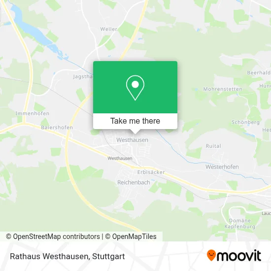 Rathaus Westhausen map
