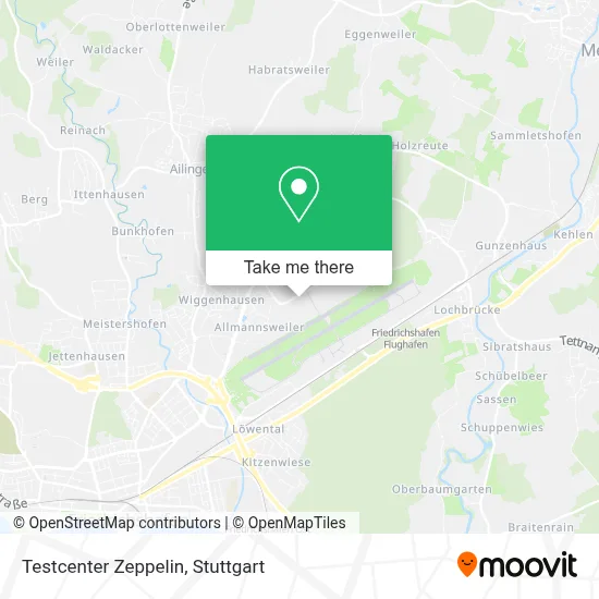 Testcenter Zeppelin map