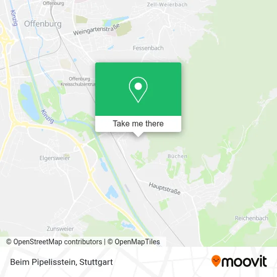 Beim Pipelisstein map