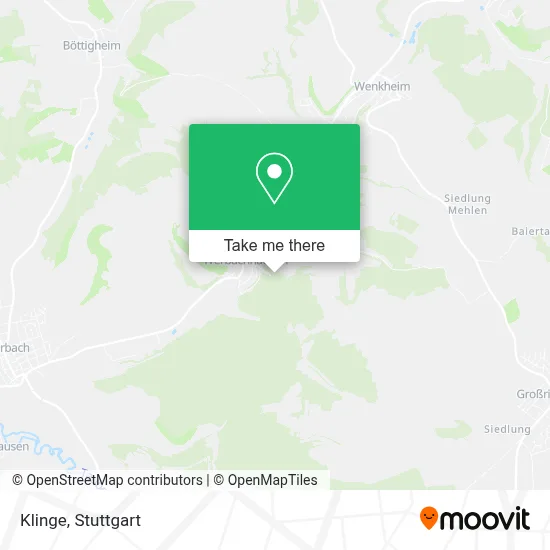 Klinge map