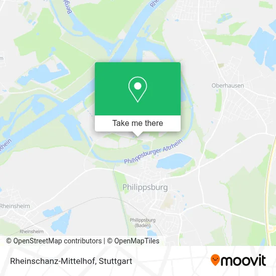 Rheinschanz-Mittelhof map