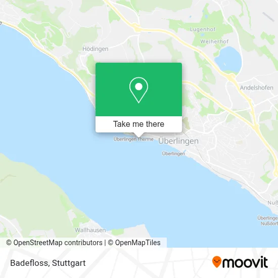 Badefloss map