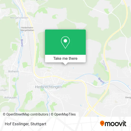 Hof Esslinger map