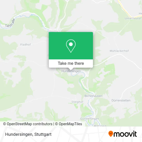 Hundersingen map