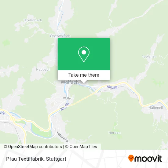 Pfau Textilfabrik map