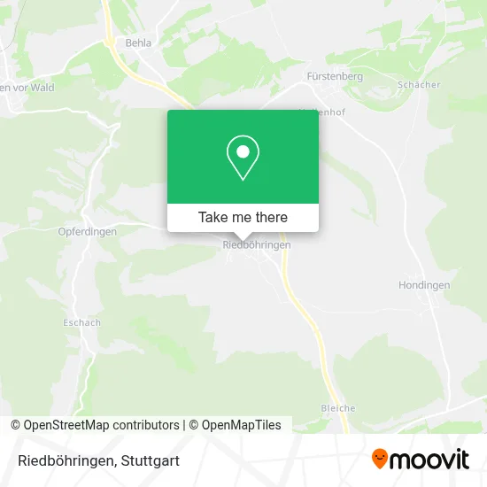 Riedböhringen map