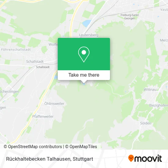 Rückhaltebecken Talhausen map