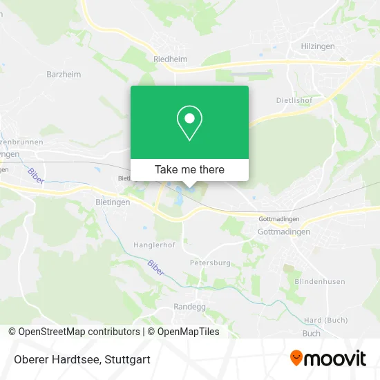 Oberer Hardtsee map