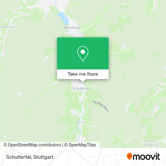 Schuttertal map