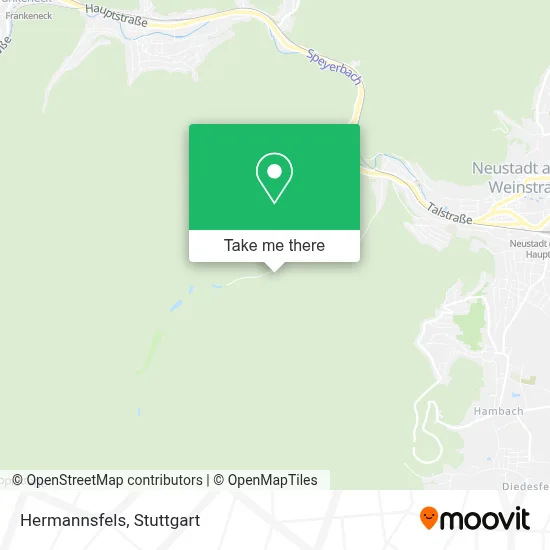 Hermannsfels map