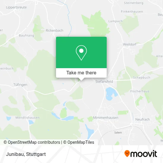 Junibau map