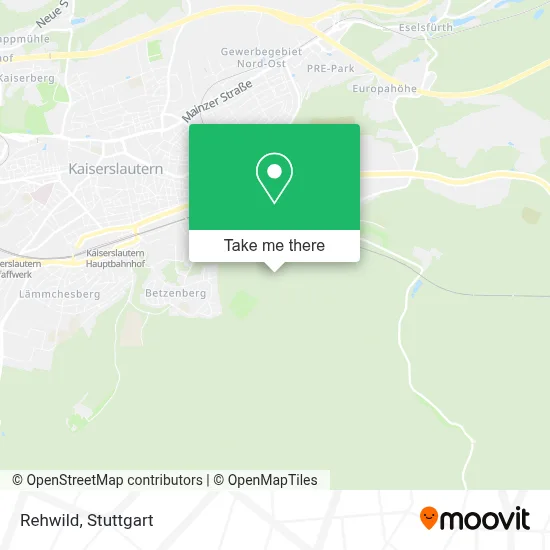 Rehwild map