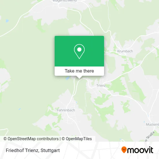 Friedhof Trienz map