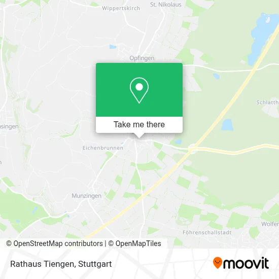 Rathaus Tiengen map