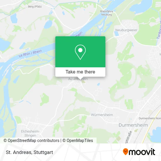 St. Andreas map