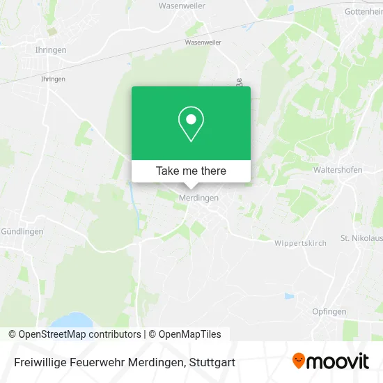 Freiwillige Feuerwehr Merdingen map
