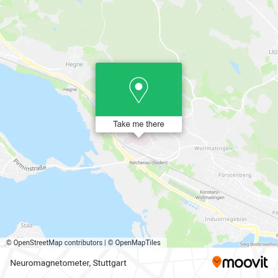 Neuromagnetometer map