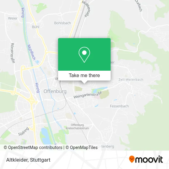 Altkleider map