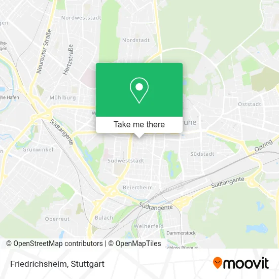 Friedrichsheim map