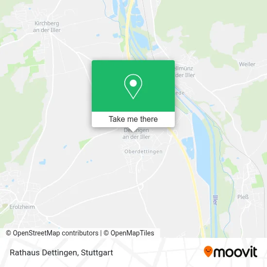 Rathaus Dettingen map