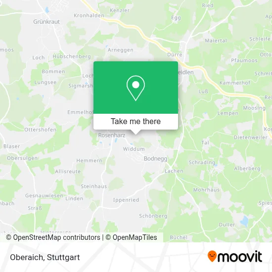 Oberaich map