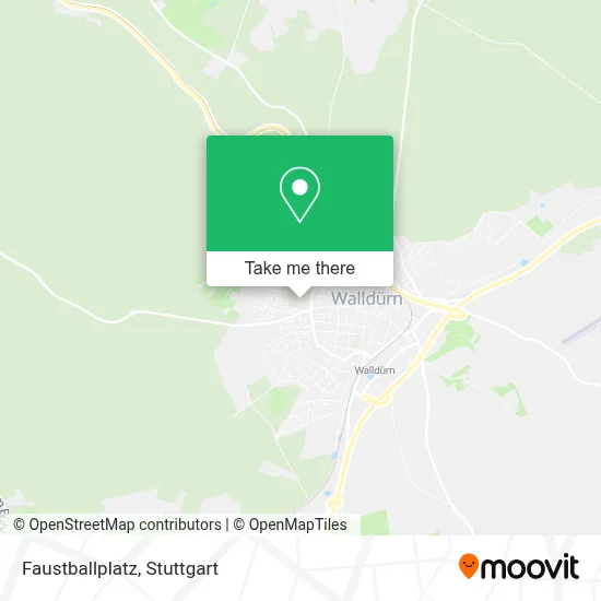 Faustballplatz map