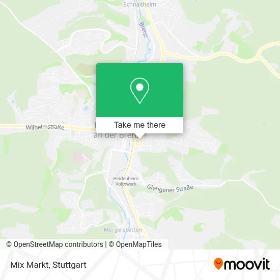 Mix Markt map