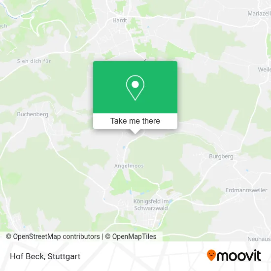 Hof Beck map