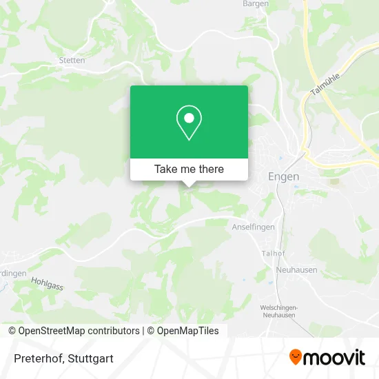 Preterhof map