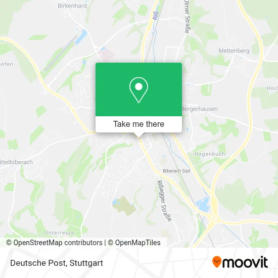 Deutsche Post map