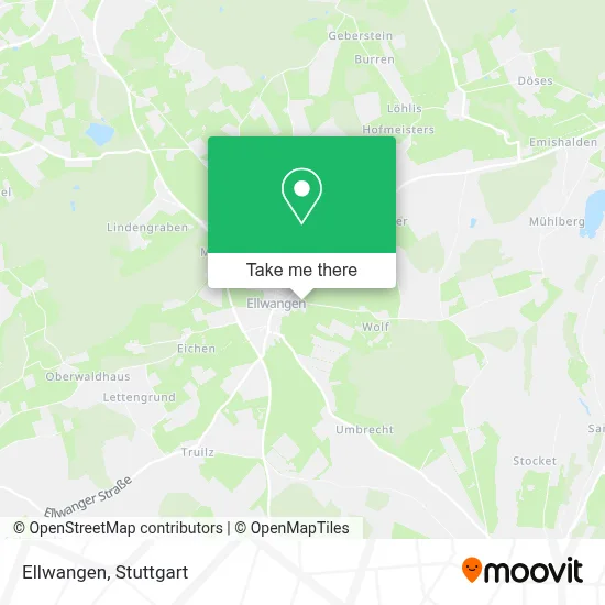 Ellwangen map