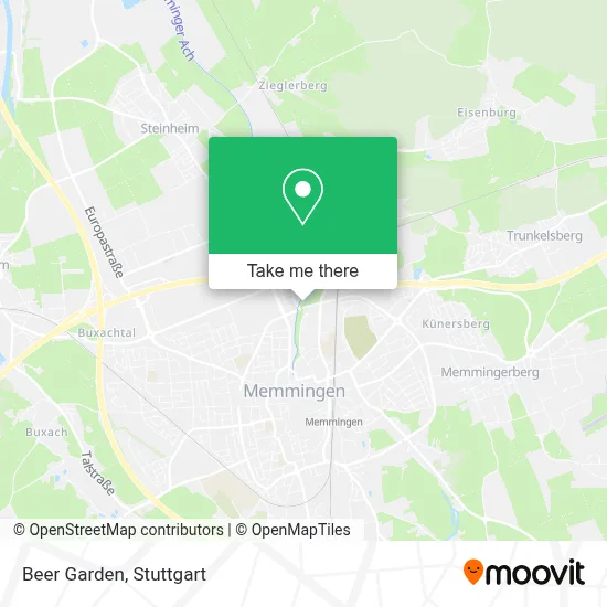 Biergarten map