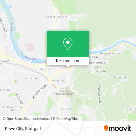 Rewe City map