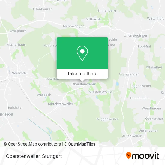 Oberstenweiler map