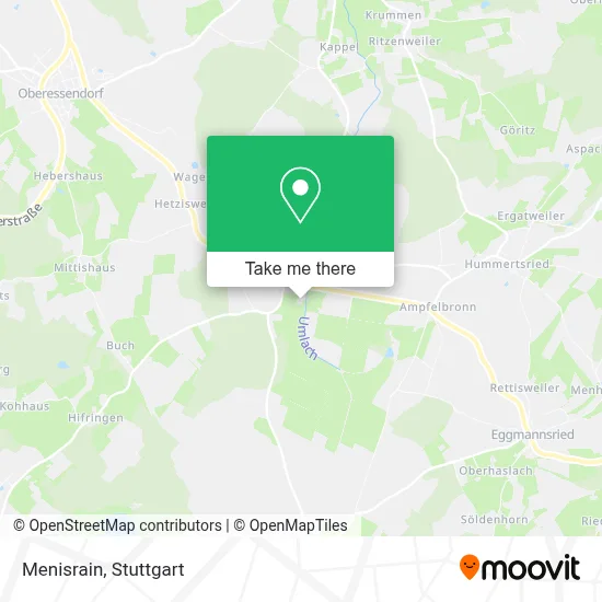 Menisrain map