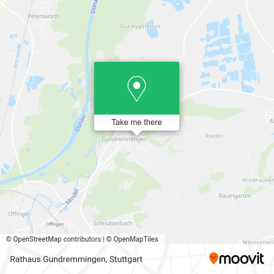 Rathaus Gundremmingen map