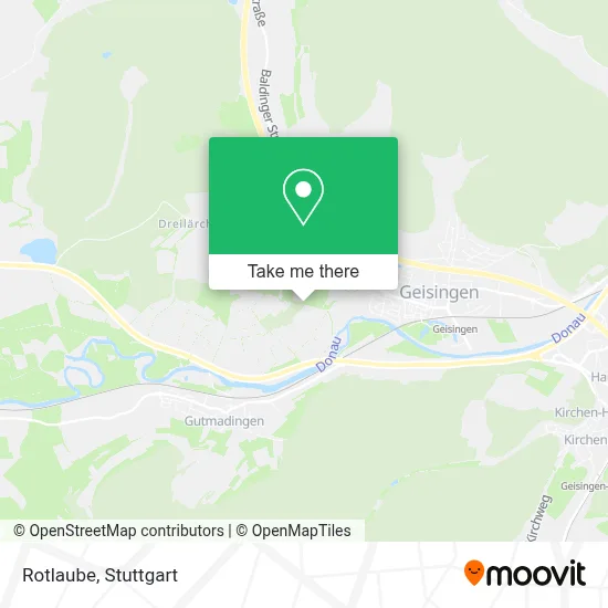 Rotlaube map